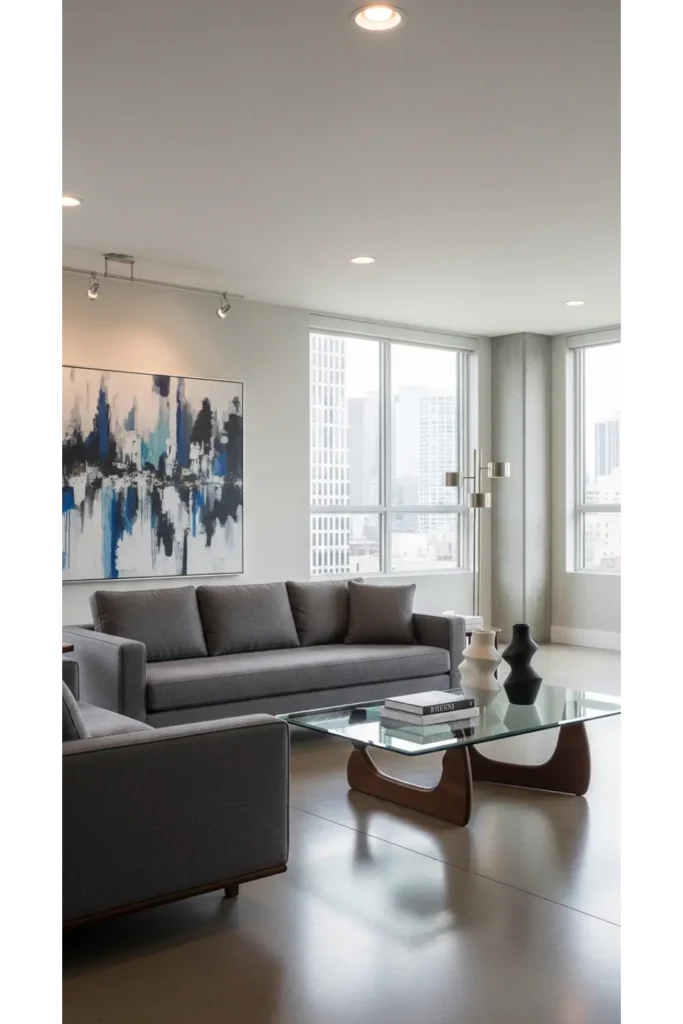 23+ Modern Living Room Decor Ideas for Sleek Homes 3 Low Profile Furniture Focus