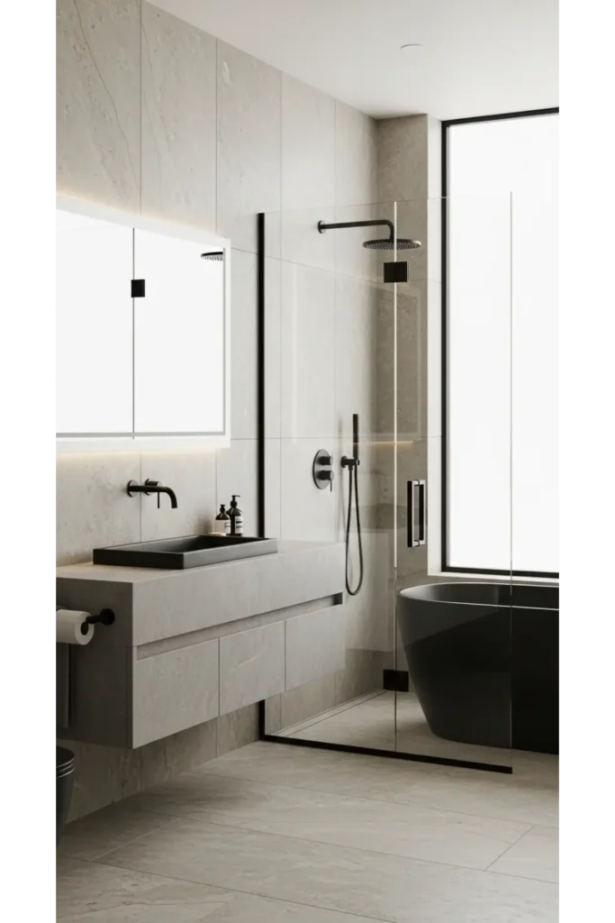 Matte Black Sophistication