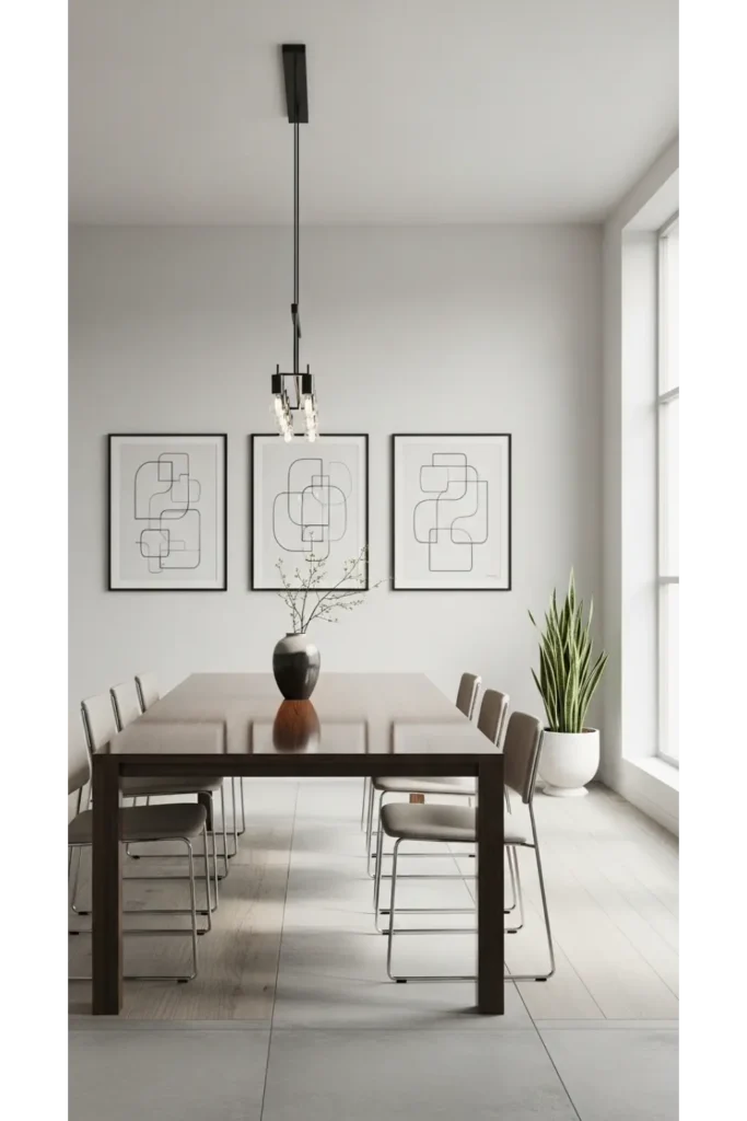 Minimal Line Art Displays