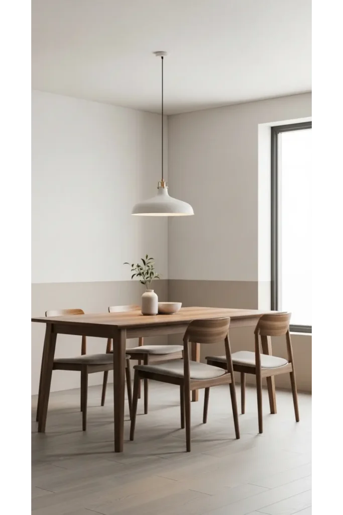 Minimalist Dining Setup