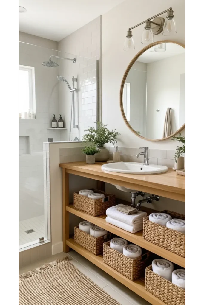 Minimalist Open Vanity Styling