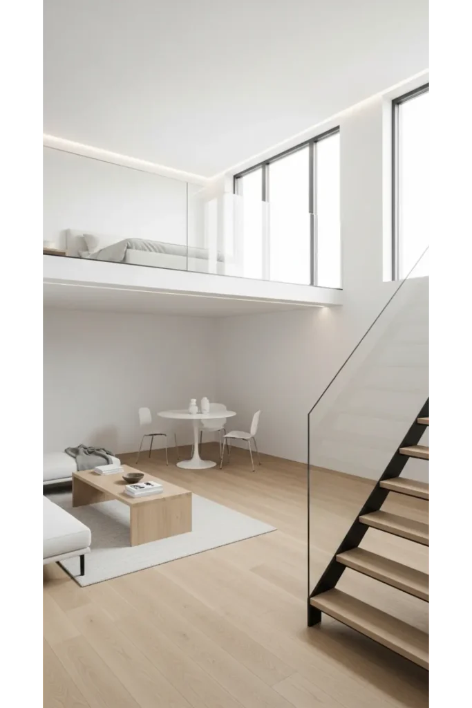 Modern Garage Loft Ideas for Smart Living 23 8 Minimalist White Loft Space