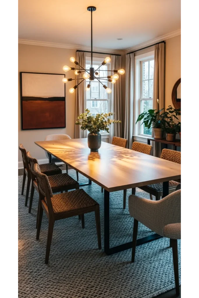 Mixed Material Dining Table