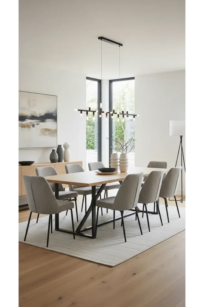 Open Concept Dining With Visual Flow