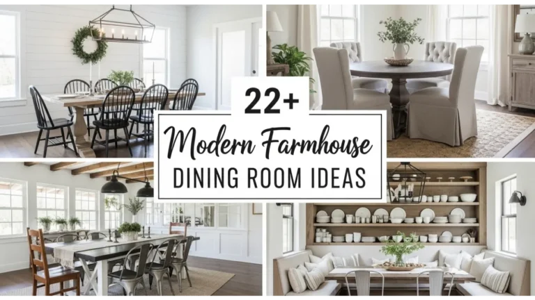 Modern Farmhouse Dining Room Ideas