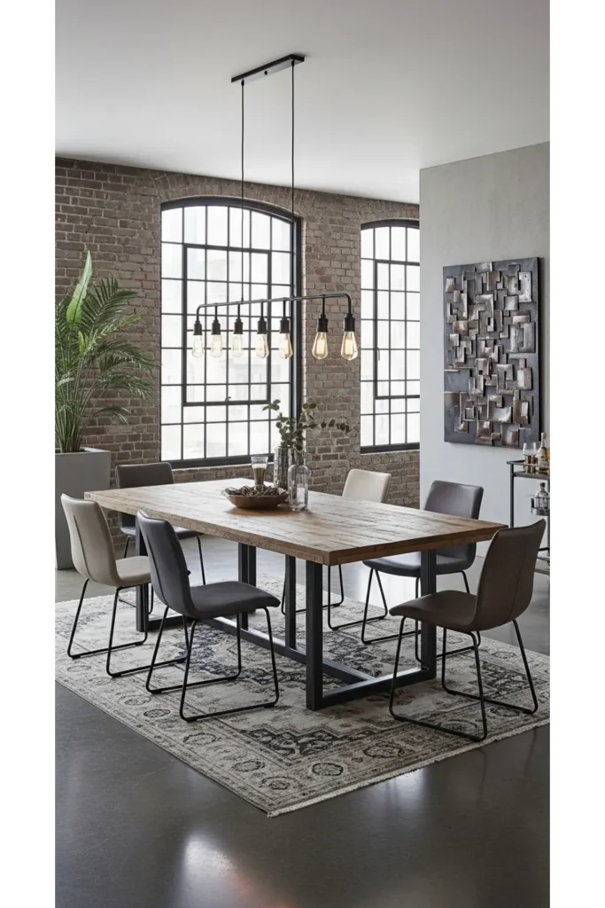 Modern Industrial Dining