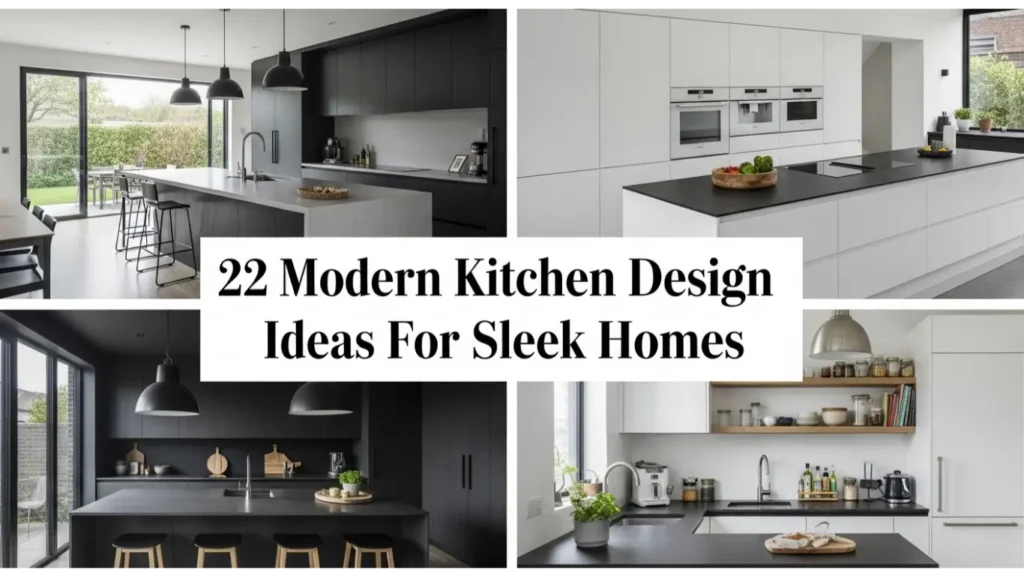 Modern Kitchen Design Ideas For Sleek Homes