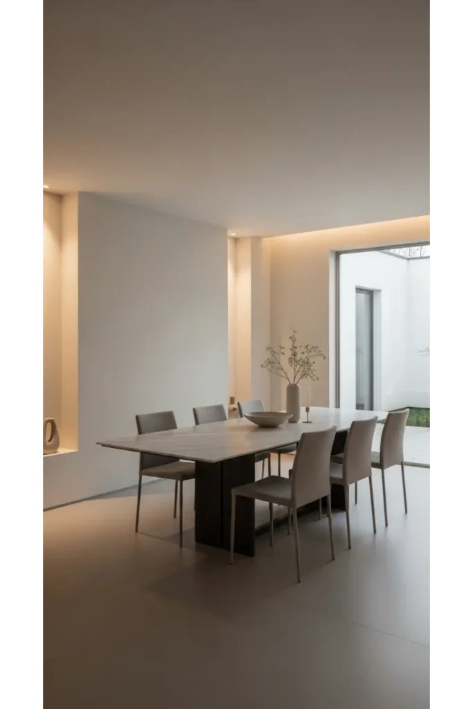 23 Elegant Dining Room Designs, Sophisticated Interiors 3 Modern Minimal Luxe