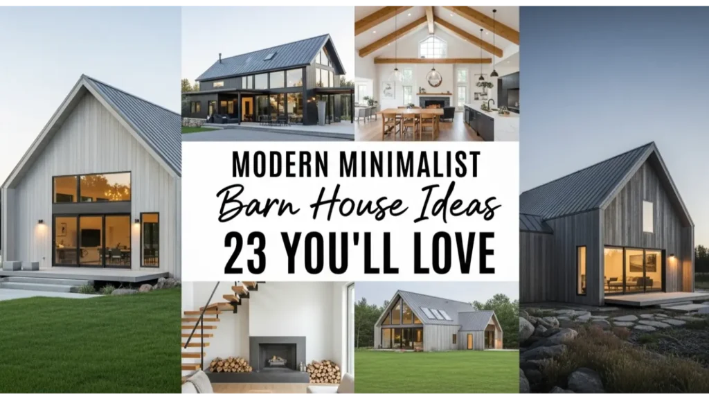 Modern Minimalist Barn House Ideas 23 You’ll Love 8 Modern Minimalist Barn House