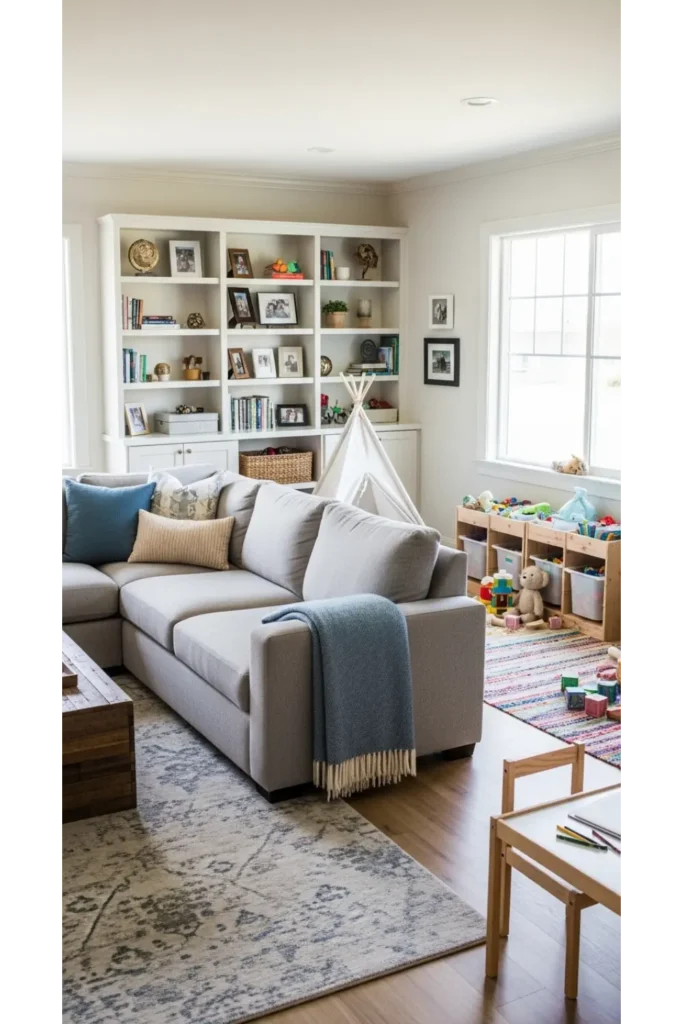 23 Living Room Inspo Ideas You'll Love 9 Multifunctional Family Hub