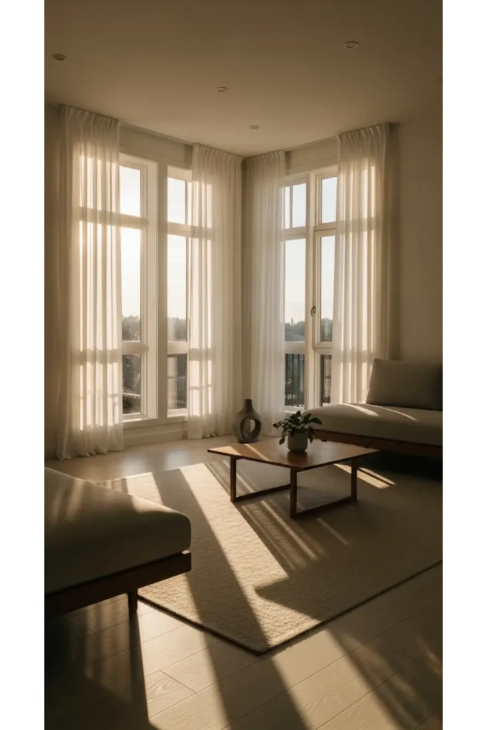 23 Minimalist Living Room Ideas for Calm Homes 5 Natural Light as a Design Element