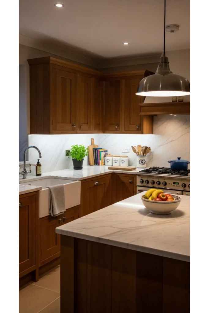 23 Cozy Kitchen Ideas For Warm, Inviting Homes 10 Natural Stone Countertops With Soft Movement