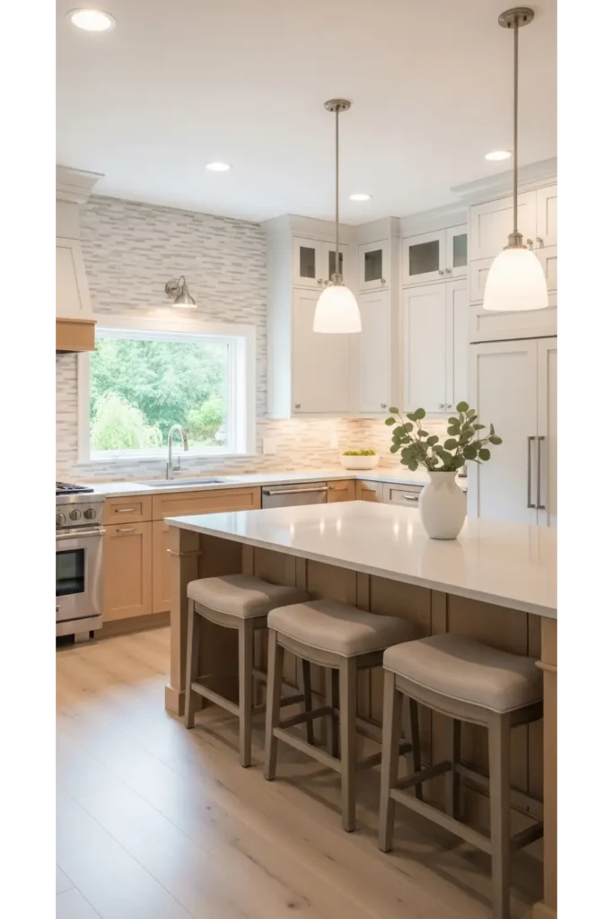 23 Open Kitchen Ideas Blend Style Functionality 13 Neutral Color Palette