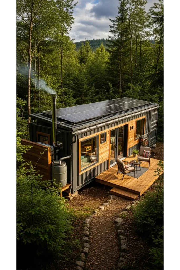 24 Shipping Container Homes for Smart Living 4 Off Grid Eco Cabin