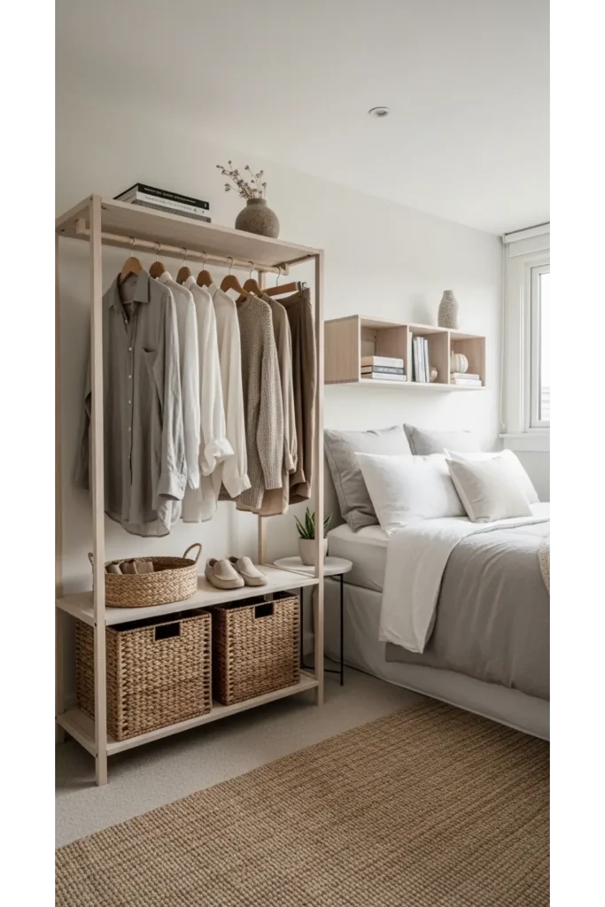 24 Tiny Loft Concepts for Small Budgets 6 Open Closet Loft Concept