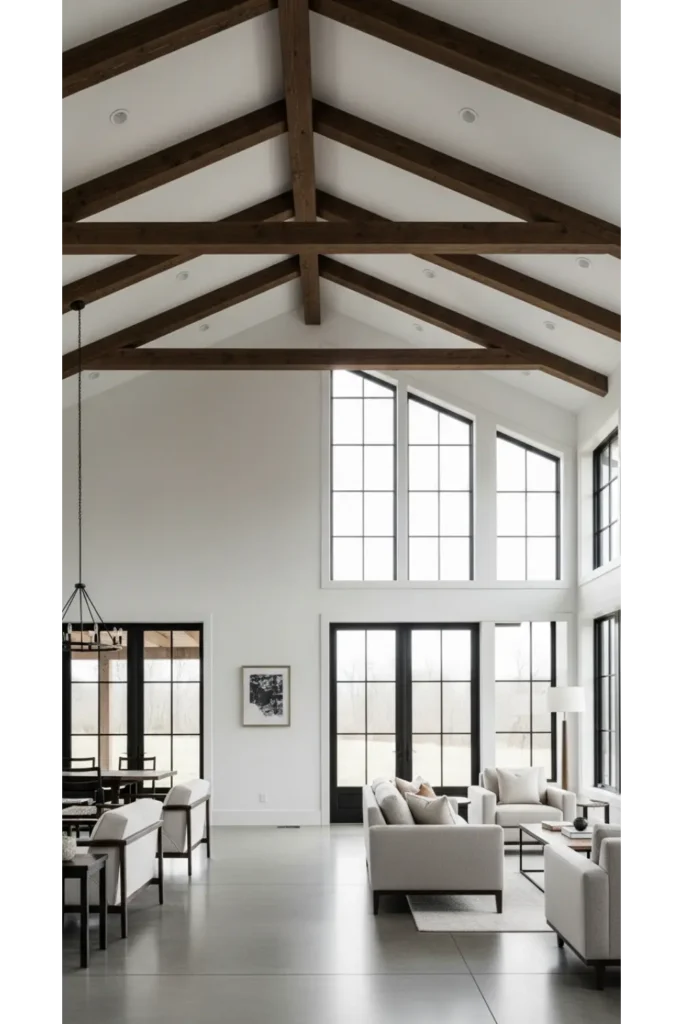 Open Concept Living with Vaulted Ceilings