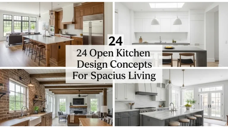 Open Kitchen Design Concepts For Spacious Living