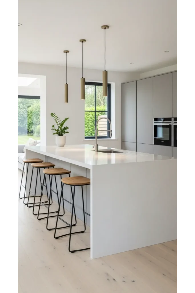 23 Open Kitchen Ideas Blend Style Functionality 19 Open Kitchen With Breakfast Bar