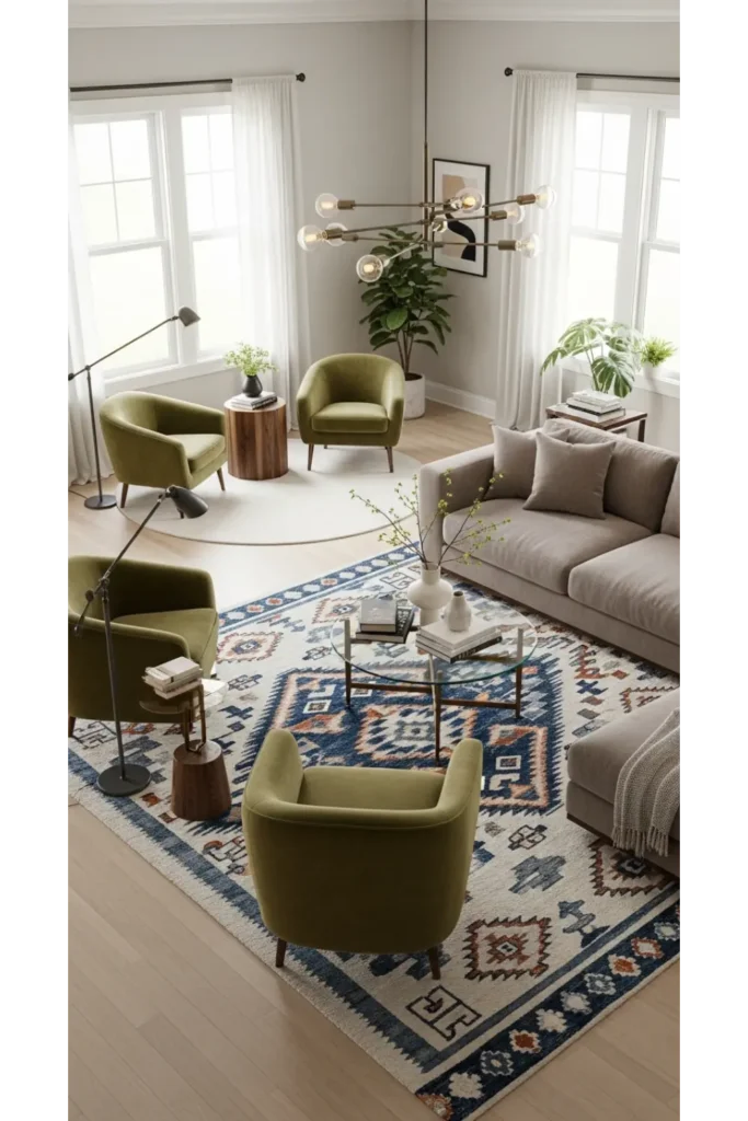 Open Plan With Defined Zones