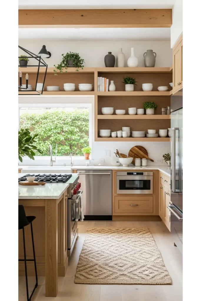 23 Open Kitchen Ideas Blend Style Functionality 12 Open Shelving For Everyday Use