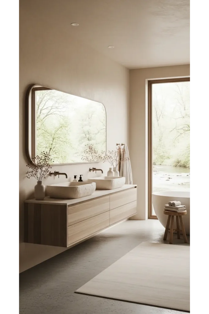 Organic Modern Bathroom