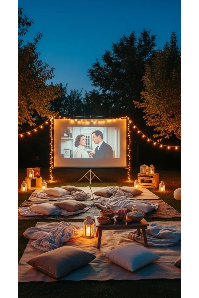Outdoor Movie Corner
