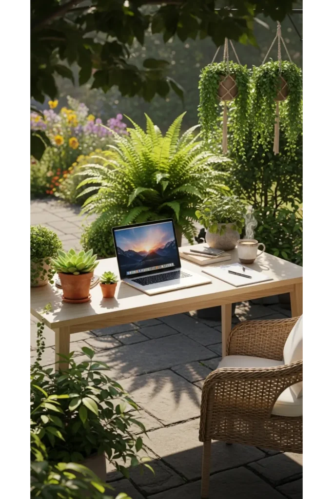 Outdoor Workspace Corner
