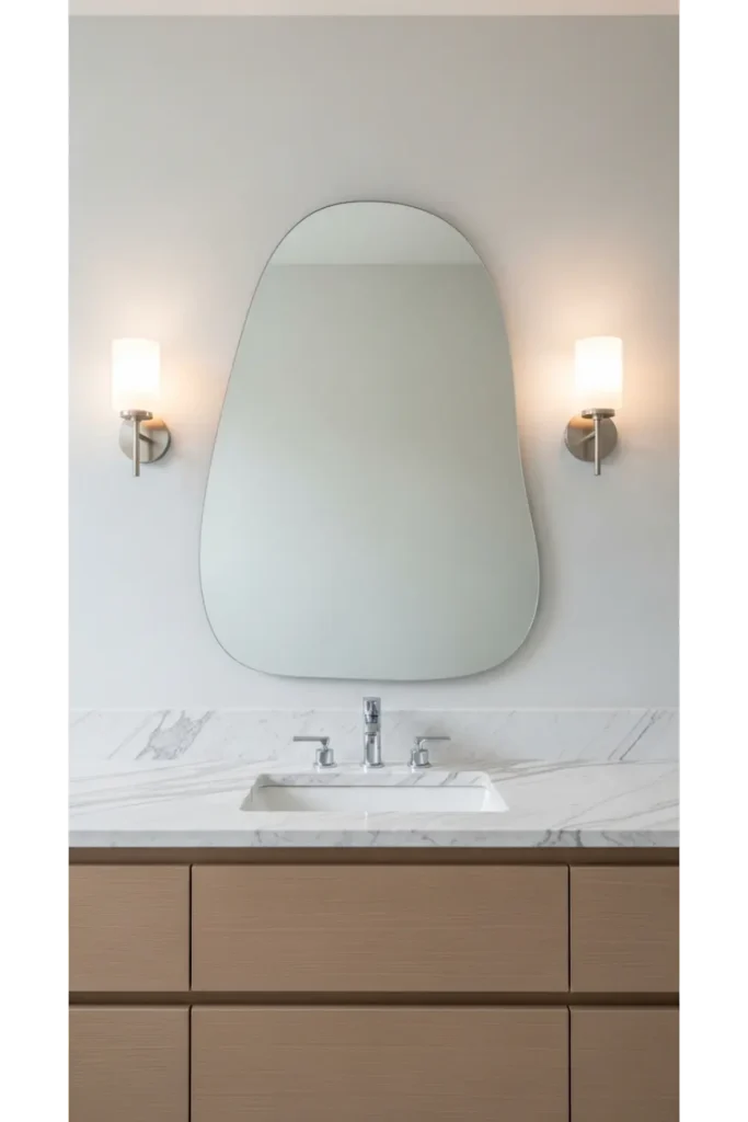 Oversized Organic Mirror