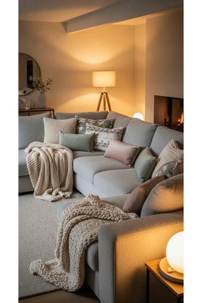 22+ Cosy Living Room Ideas Comfortable Stylish 14 Oversized Sofa for Maximum Comfort