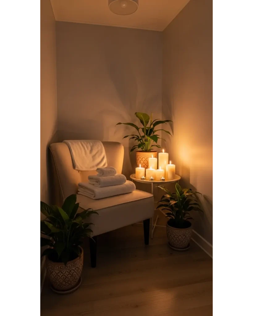 22+ Bathroom Aesthetic Ideas for Relaxing Space 23 Personal Wellness Corner