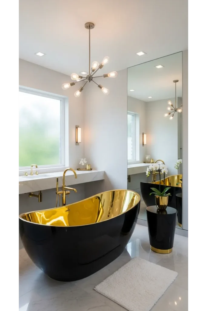 Sculptural Freestanding Tub Focus