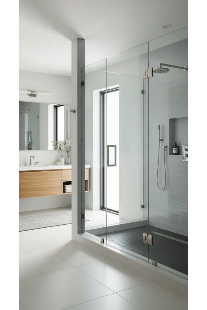 23 Bathroom Remodel Ideas for 2026 Trends 22 Seamless Glass Enclosures