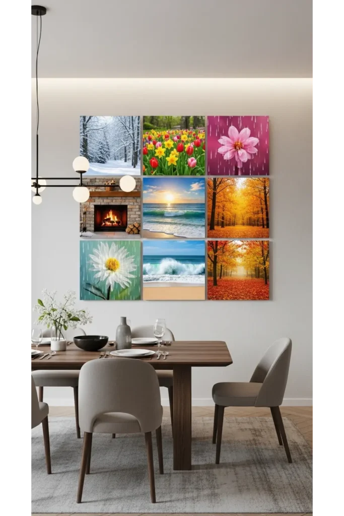 Seasonal Rotating Art Display