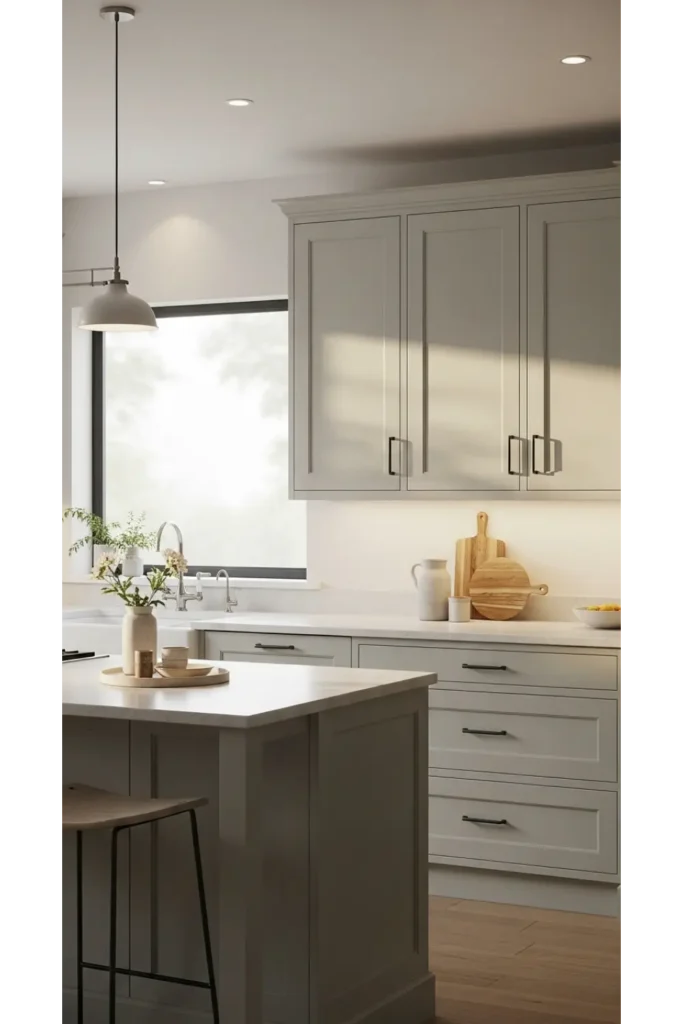 Shaker Cabinets with Clean Lines