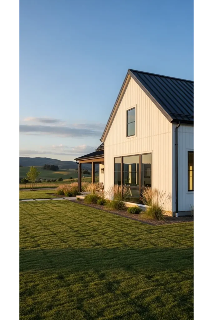 Simple Gable Roof with Clean Lines