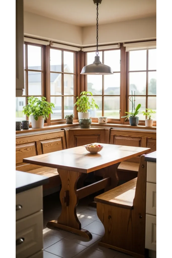 20 Earthy Kitchen Ideas For Natural And Warm Interiors 14 Simple Wooden Dining Nooks