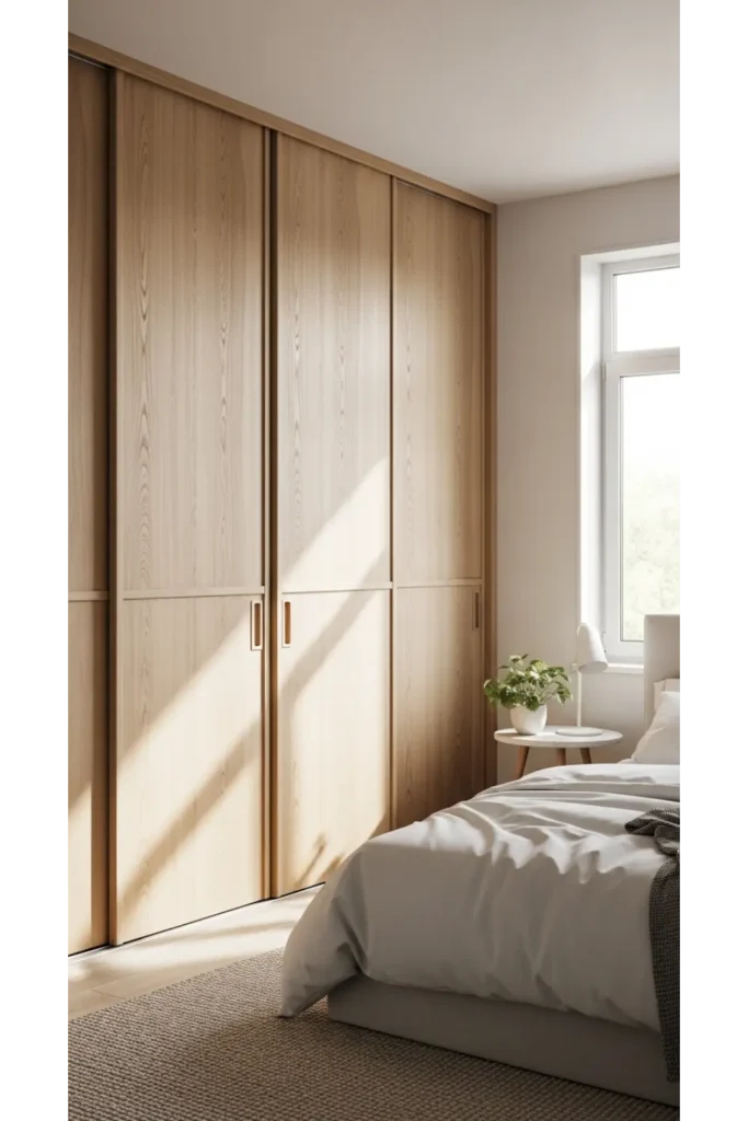 Japandi Bedroom 23 Calm Cozy Retreat Ideas 9 Sliding Panel Doors