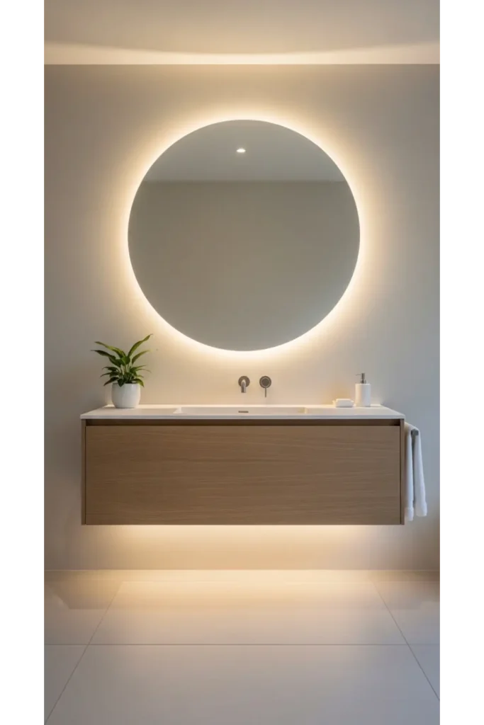 Slimline Mirrors with Rounded Edges