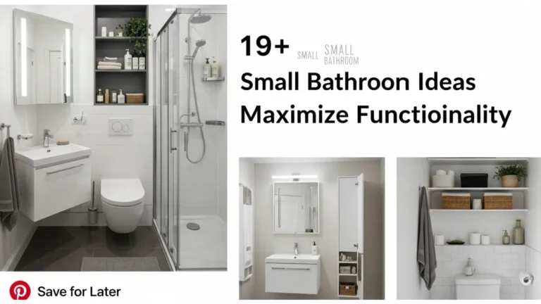 Small Bathroom Ideas Maximize Functionality