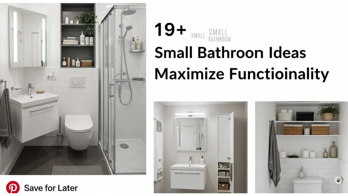 Small Bathroom Ideas Maximize Functionality