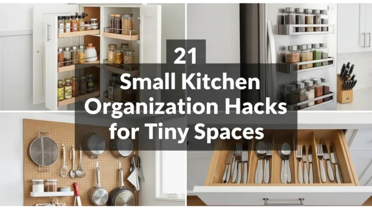 Small Kitchen Organization Hacks