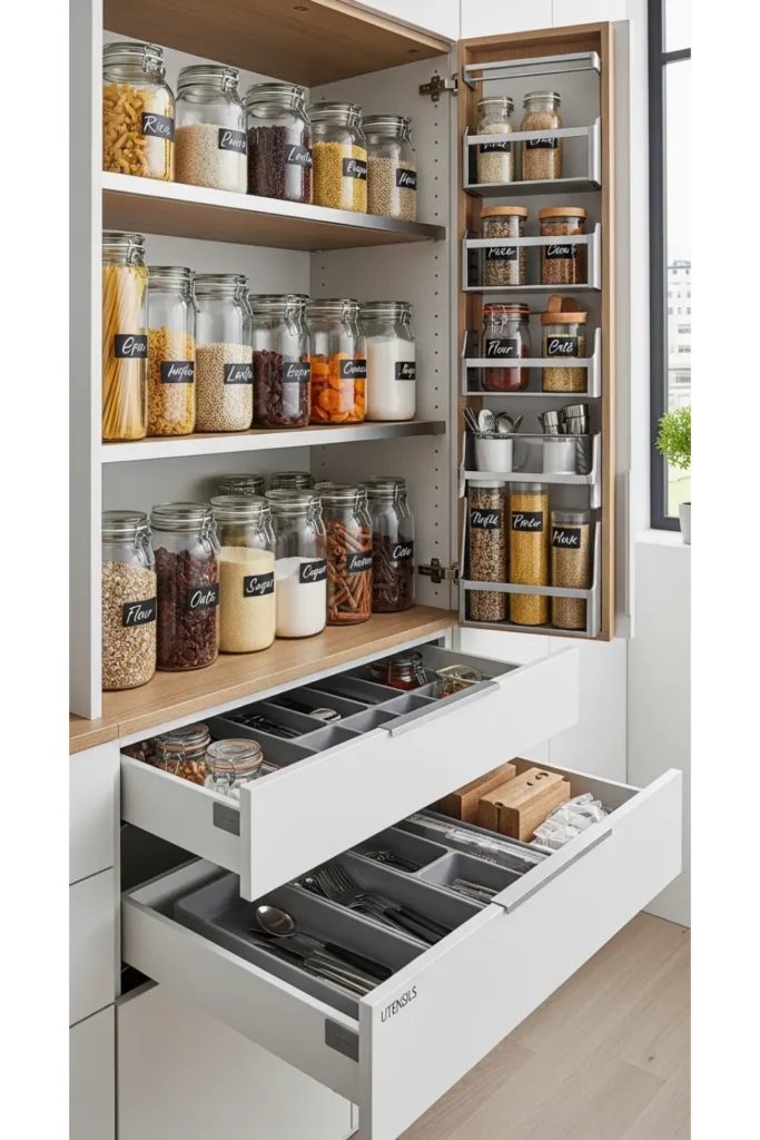 23 Modular Kitchen Design Inspirations For Efficiency 23 Smart Storage Labeling
