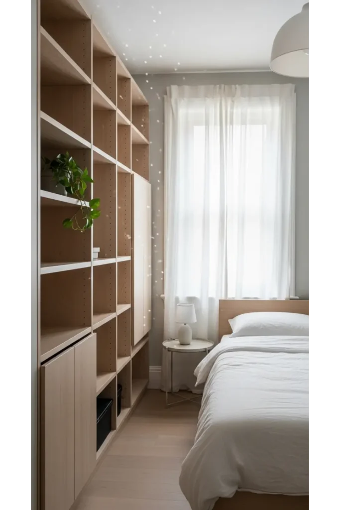 Smart Vertical Storage That Expands the Room