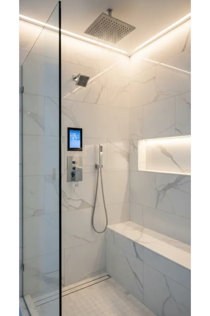 23 Bathroom Remodel Ideas for 2026 Trends 3 Smart Wellness Shower Systems