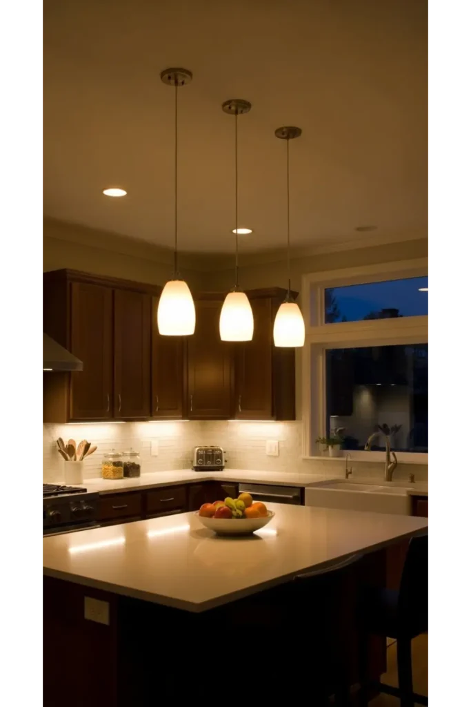 20 Earthy Kitchen Ideas For Natural And Warm Interiors 15 Soft Ambient Lighting