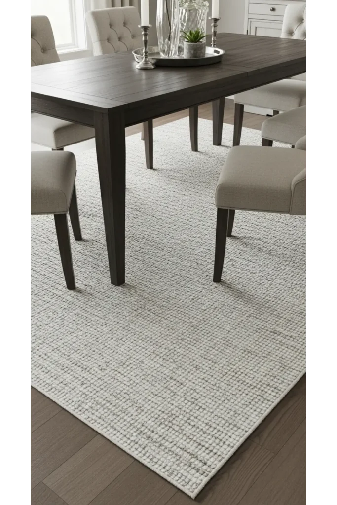 23 Dining Room Inspirations For Elegant Living 12 Soft Area Rugs