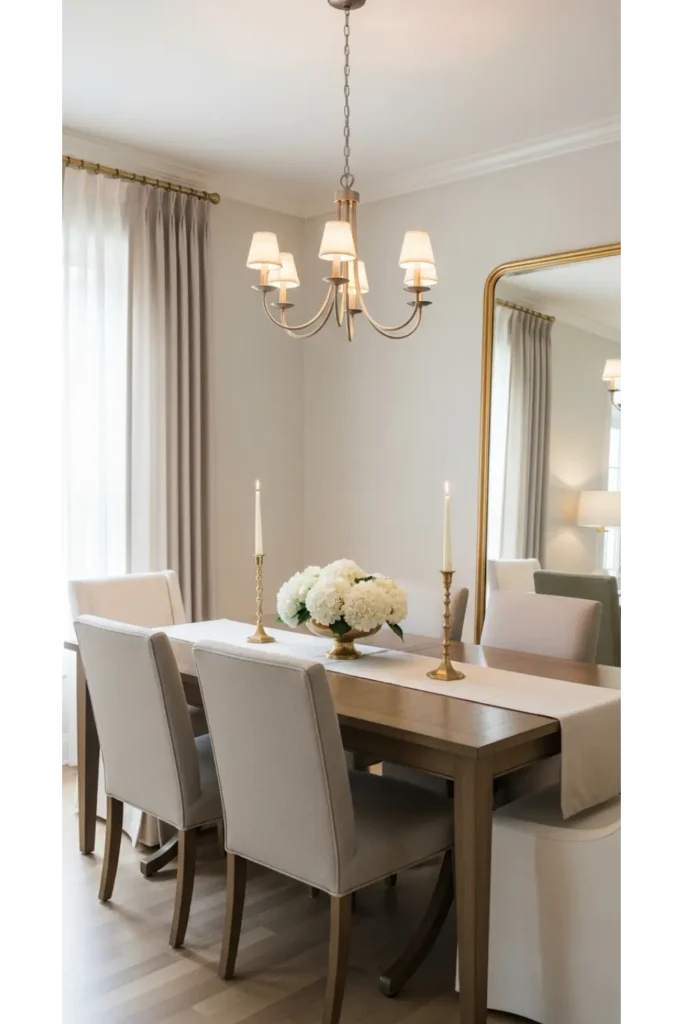 Soft Metallic Accents