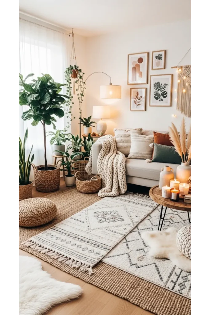 Aesthetic Living Room Designs You'll Love 22+ Ideas 6 Soft Modern Boho Living Room