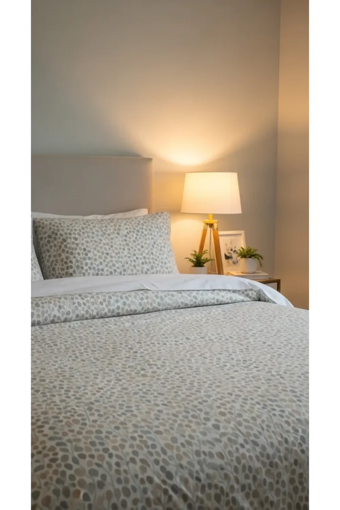 20+ Cozy Bedroom Designs That Feel Warm and Inviting You’ll Never Want to Leave 19 Soft Patterned Bedding