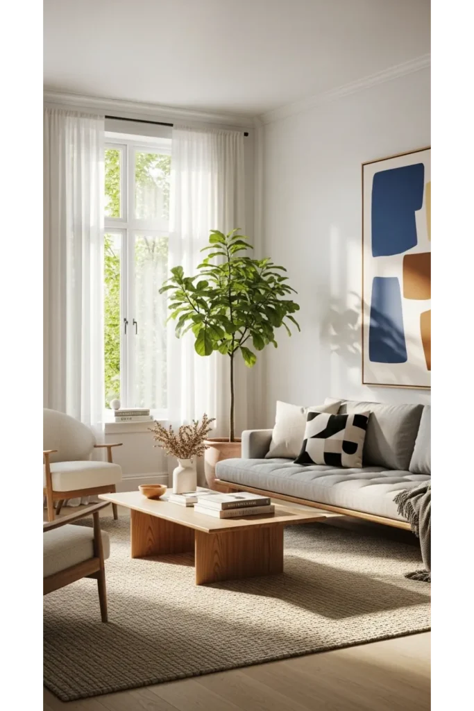 24+ Contemporary Living Room Ideas Modern Comfort 14 Soft Window Treatments For Light Control